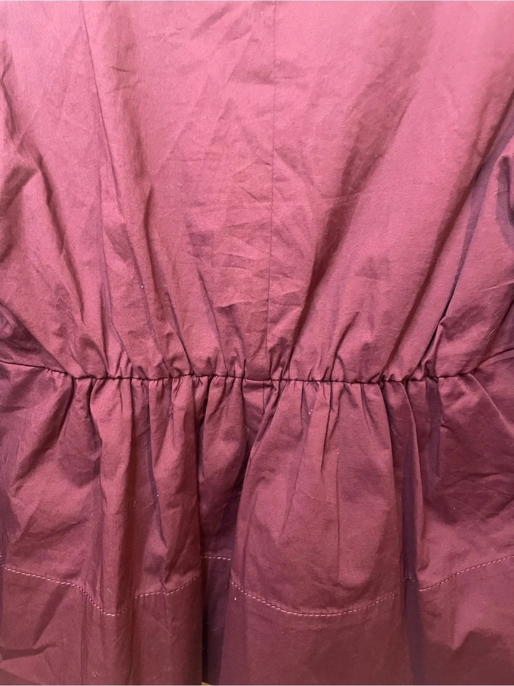 STAUD Peggy Top in Plum Size Small